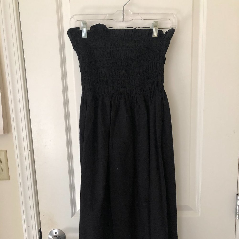 Black Strapless Dress